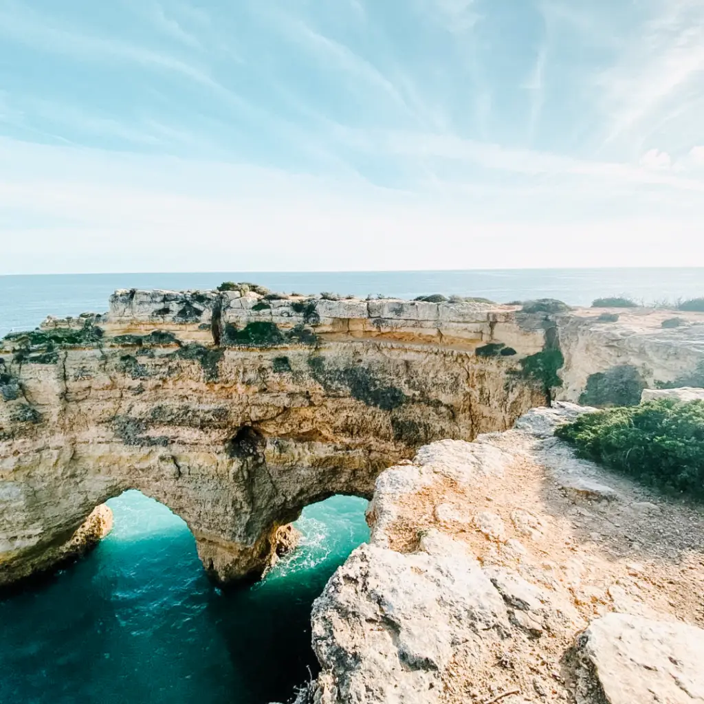 Algarve West Coast Praia da Marinha Why visit Algarve Cliffs Beaches Seafood Cuisine Culture Authenticity Sustainability responsible tourism Explore Huelva & Algarve