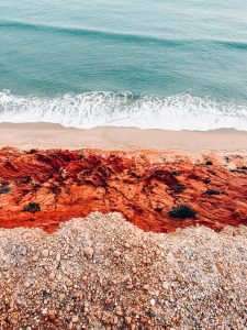 Explore Huelva & Algarve Authenticity Sustainability responsible tourism Excursions Falesia Beach Cliffs