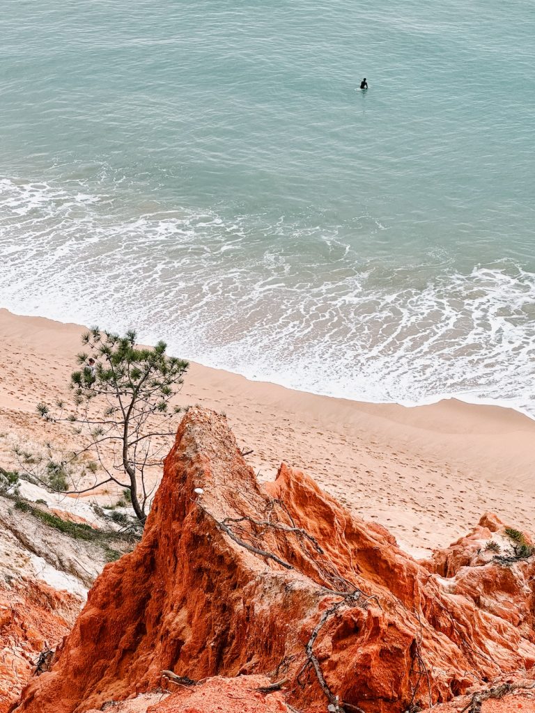 Explore Huelva & Algarve Authenticity Sustainability responsible tourism Excursions Praia Falesia Beach Central Algarve Cliffs