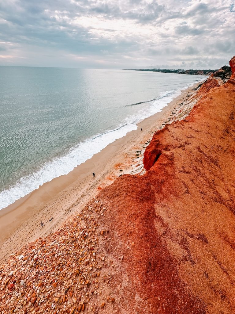 Explore Huelva & Algarve Authenticity Sustainability responsible tourism Excursions Praia Falesia Beach Central Algarve Cliffs