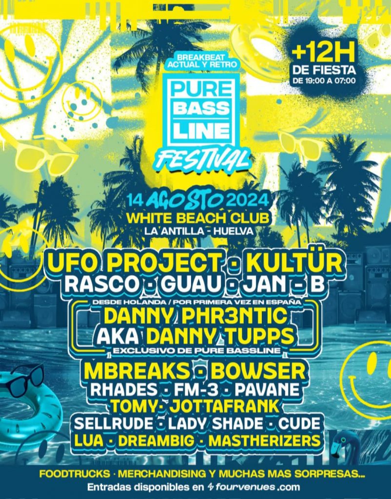 Events Huelva 2024 Pure Bass Line Drum & Bass festival